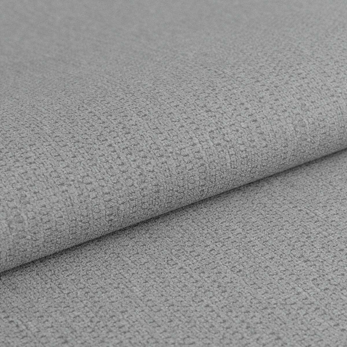 ECKSOFA  Mikrofaser, Struktur Hellgrau  - Hellgrau/Schwarz, Konventionell, Kunststoff/Textil (251/183cm) - MID.YOU