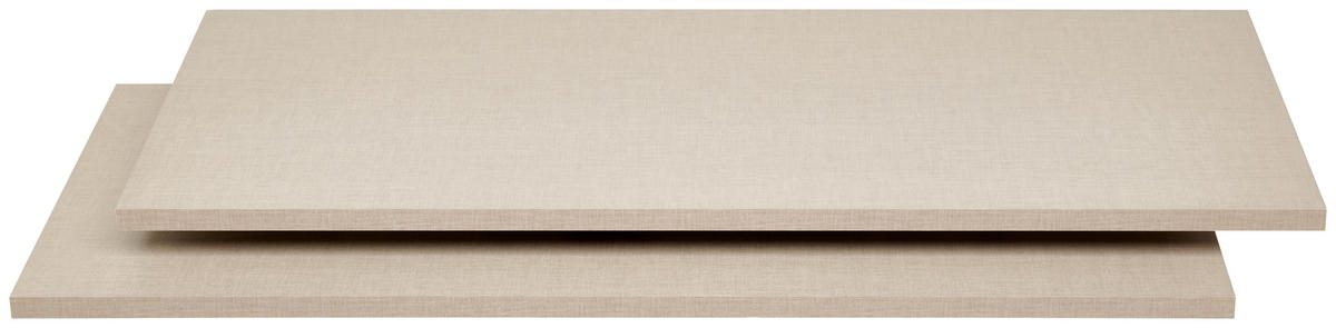 EINLEGEBODENSET 111/2,2/48 cm 2-teilig Grau  - Grau, MODERN, Holzwerkstoff (111/2,2/48cm) - Rauch Möbel
