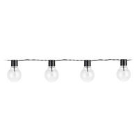 LICHTERKETTE  - Schwarz/Weiß, Design, Kunststoff (450/6/9,5cm) - Eglo