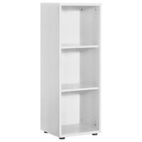 REGÁL NA DOKUMENTY, bílá, 39,3/110,9/34,5 cm - bílá/černá, Basics, kompozitní dřevo/plast (39,3/110,9/34,5cm) - MID.YOU