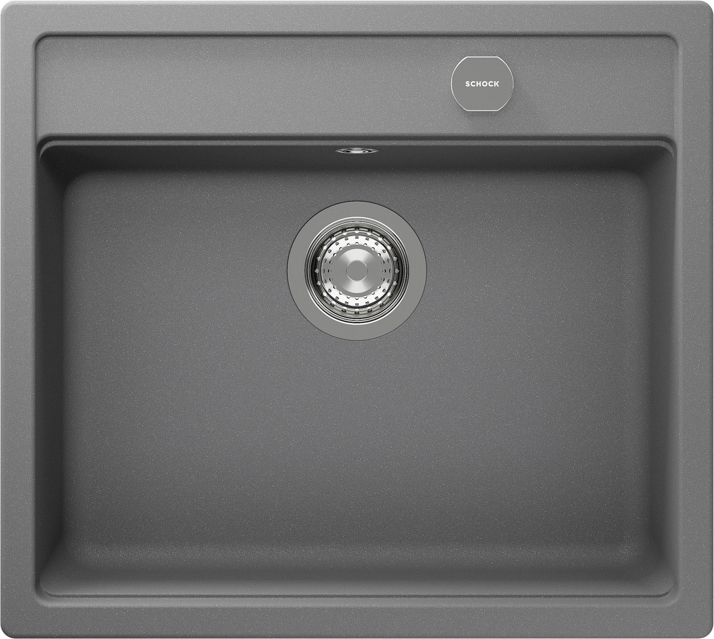 SPÜLE NEMN100AGCR  - Hellgrau, Basics, Stein (57/29/51cm) - Schock