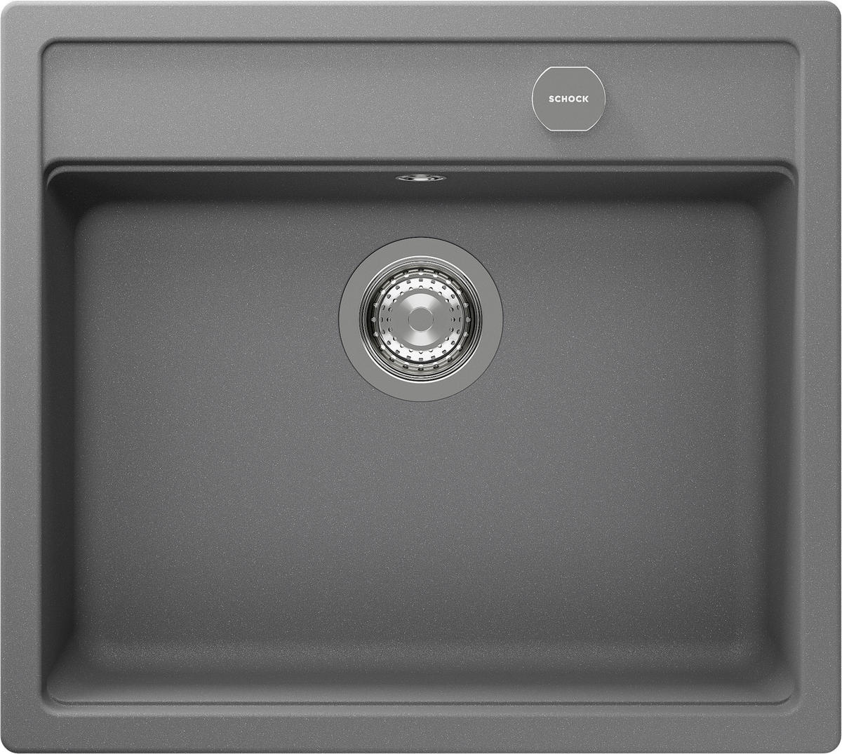 SPÜLE NEMN100AGCR  - Hellgrau, Basics, Stein (57/29/51cm) - Schock