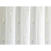 TKANINA ZA ZAVJESE žuta, bijela   - bijela/žuta, Basics, tekstil (210cm)