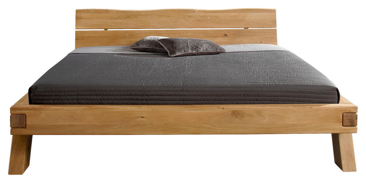 BALKENBETT 180/200 cm  in Wildeiche   - Wildeiche, MODERN, Holz (180/200cm) - Livetastic
