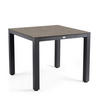 LOUNGETISCH  - Anthrazit/Grau, Basics, Kunststoff/Metall (100/100/77,3cm) - Tierra Outdoor