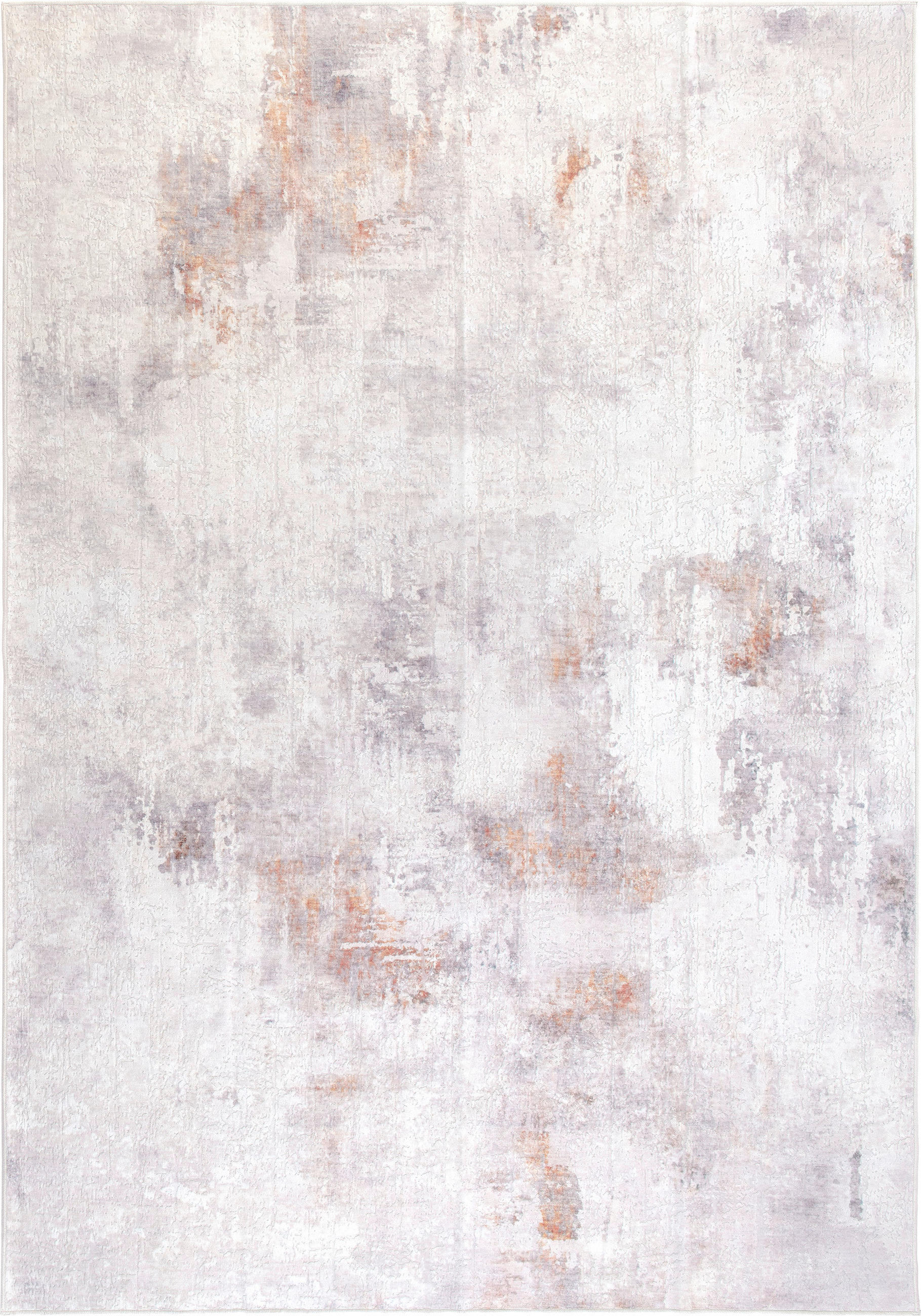 VINTAGE-TEPPICH 200/290 cm Ondea Jorg Hellgrau, Rostfarben, Grauweiß rechteckig  - Rostfarben/Hellgrau, Design, Kunststoff/Textil (200/290cm) - Lindorug