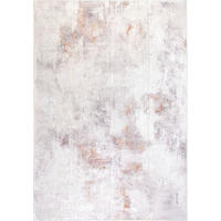 VINTAGE-TEPPICH  Wohnzimmer 200/290 cm Ondea Jorg Hellgrau, Rostfarben, Grauweiß rechteckig  - Rostfarben/Hellgrau, Design, Kunststoff/Textil (200/290cm) - Lindorug