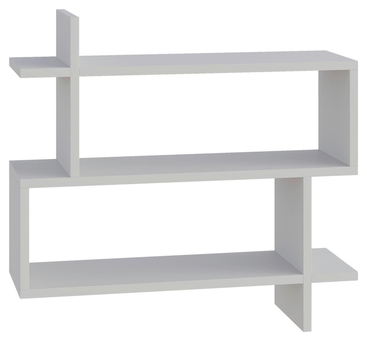 WANDBOARD Weiß  - Weiß, Design, Holzwerkstoff (70/65/22cm) - Livetastic