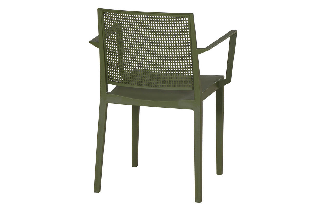 STAPELSTUHL in Kunststoff Grün  - Grün, Basics, Kunststoff (46/80/56cm) - Siena Garden