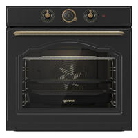 EINBAUBACKOFEN 740240  - Schwarz, Trend, Glas/Kunststoff (59,5/59,5/56,4cm) - Gorenje