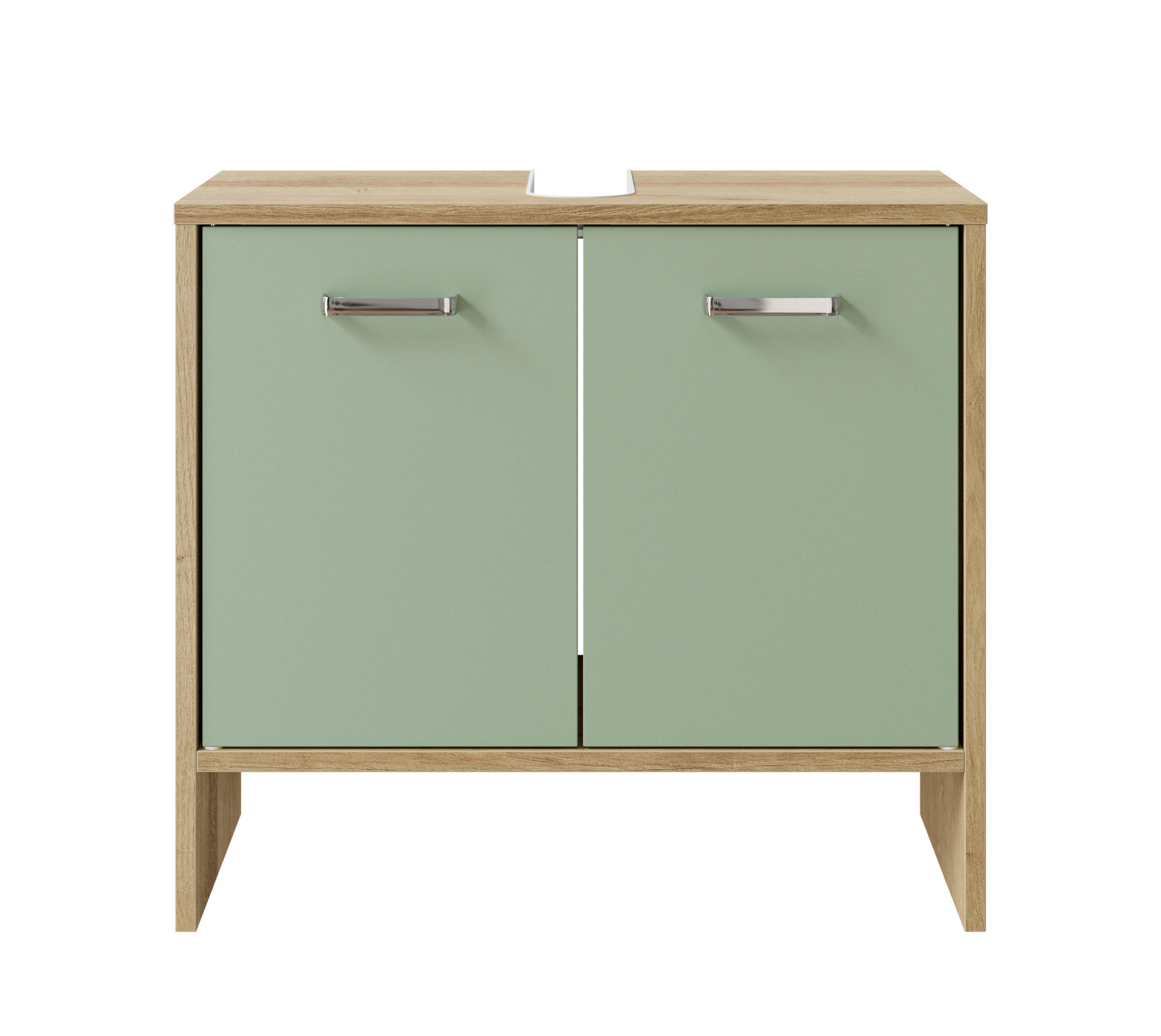 WASCHBECKENUNTERSCHRANK 60,6/54,3/28,4 cm  - Chromfarben/Eichefarben, Basics, Holzwerkstoff (60,6/54,3/28,4cm) - Pelipal