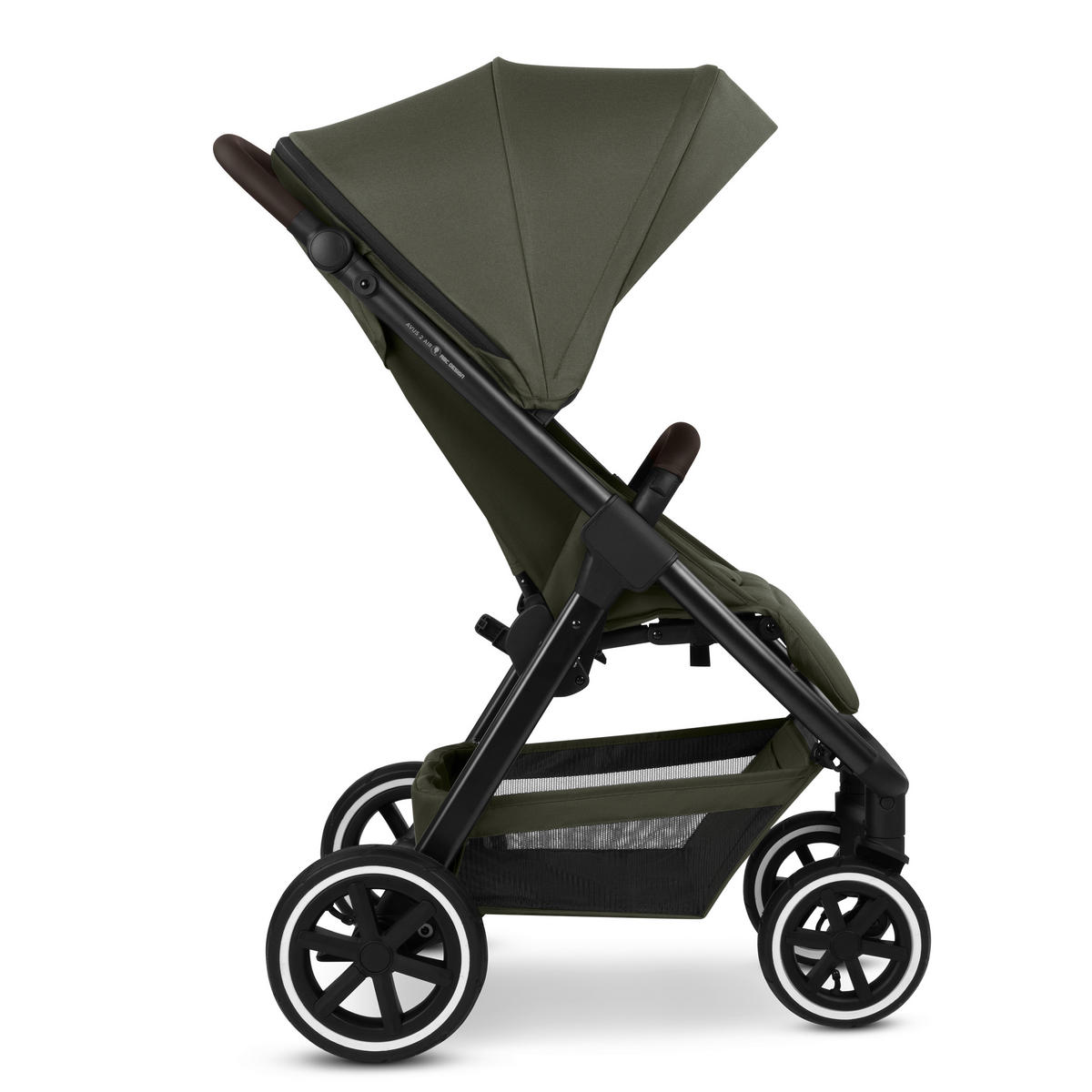 BUGGY Avus 2 Air  - Schwarz/Olivgrün, Basics, Textil/Metall (55,5/111/79,5cm) - ABC Design