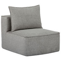 SOFAELEMENT Webstoff Taupe  - Taupe, Design, Kunststoff/Textil (71/80/70cm) - Carryhome