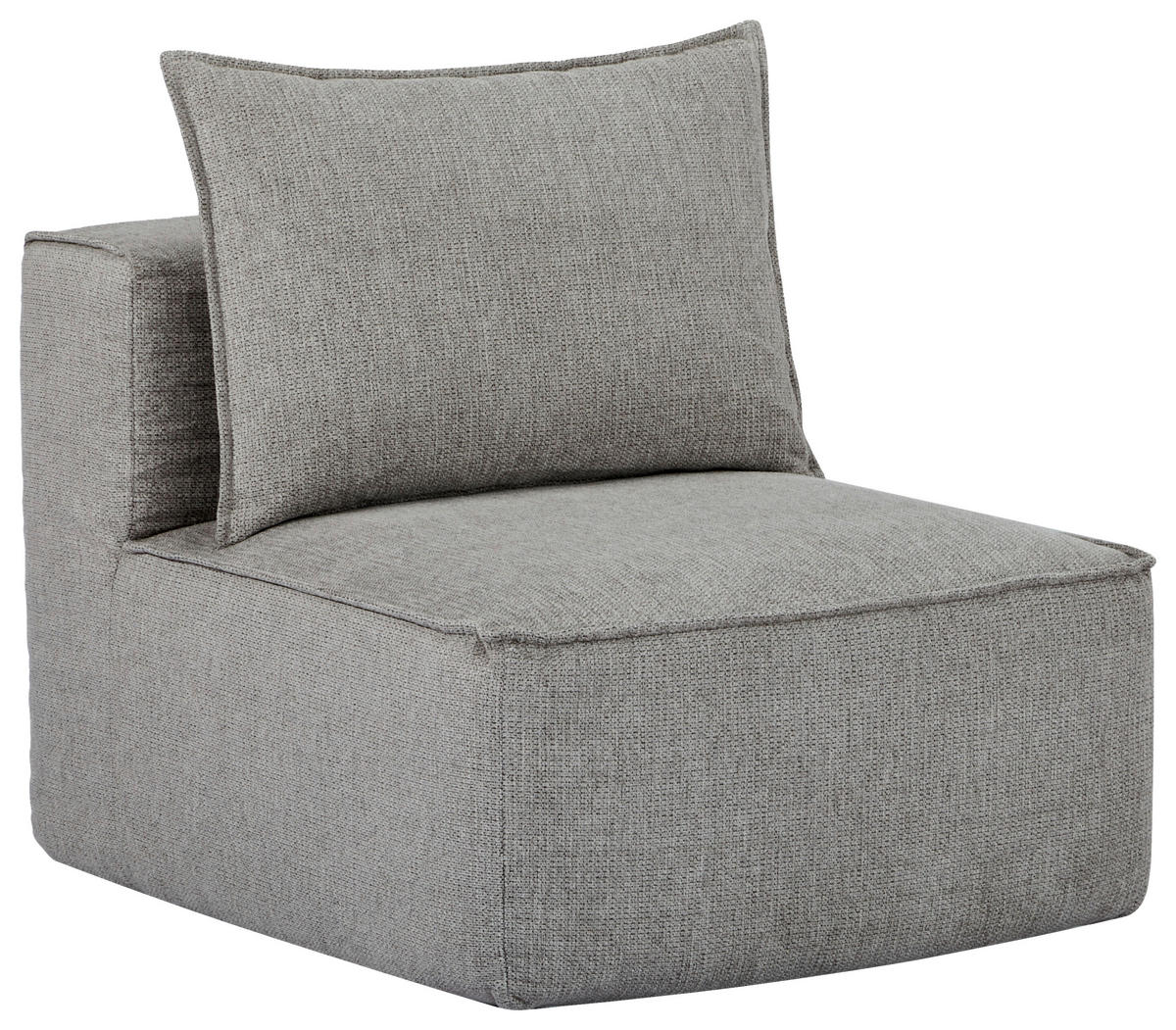 SOFAELEMENT Webstoff Taupe  - Taupe, Design, Kunststoff/Textil (71/80/70cm) - Carryhome