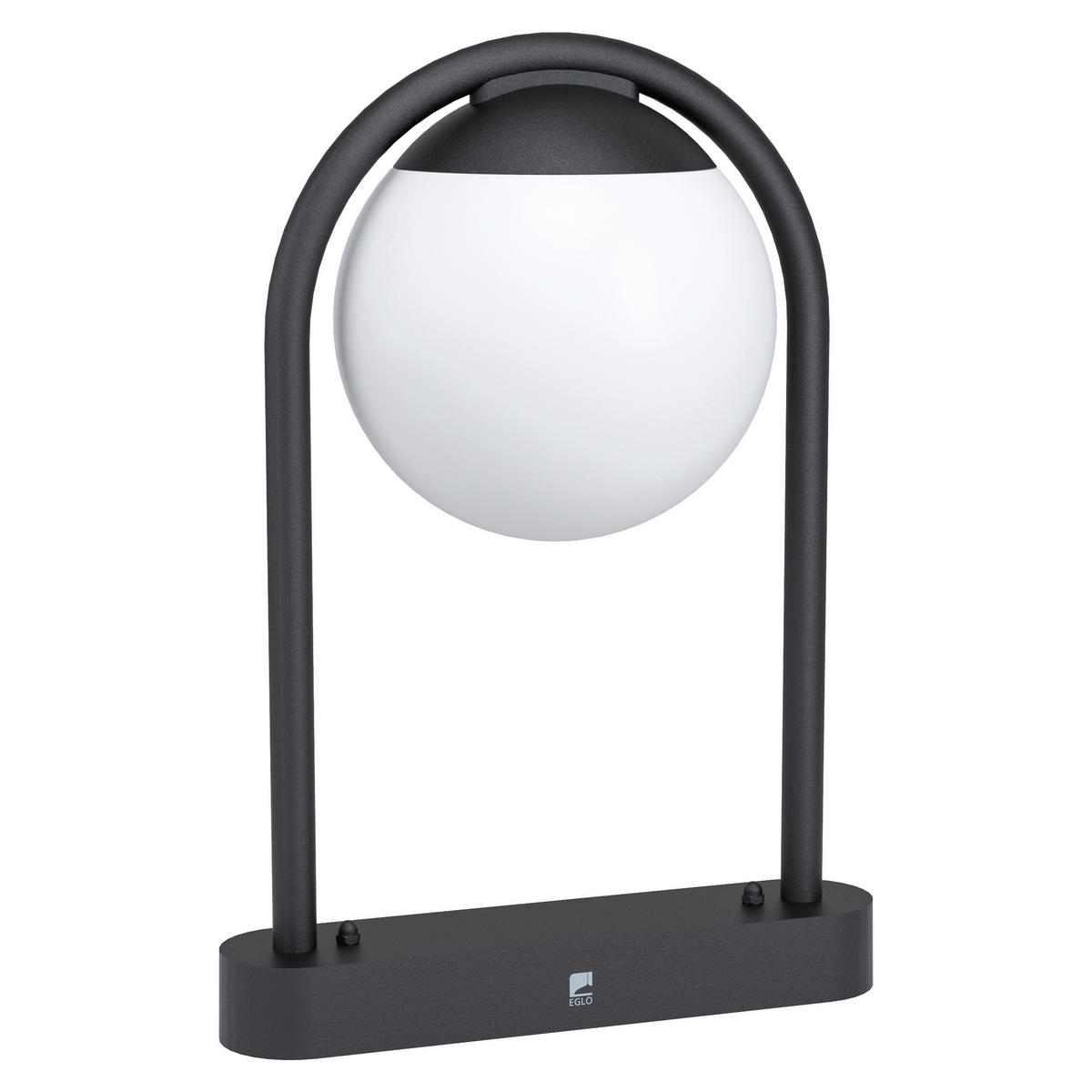 GOLVLAMPA UTOMHUS - vit/svart, Basics, metall/plast (32/20/45cm) - Eglo