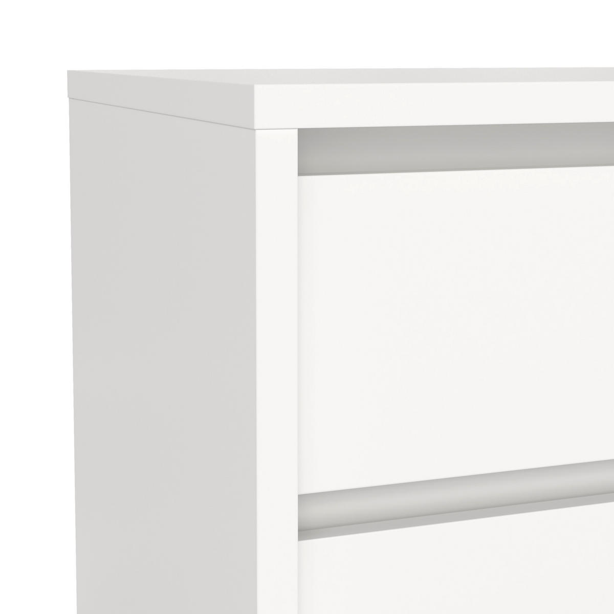 NOČNÍ STOLEK, bílá, 52/45/48 cm - bílá, Konvenční, kompozitní dřevo (52/45/48cm) - Boxxx