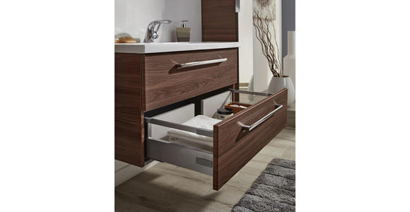 BADEZIMMER - Braun, Design, Keramik/Holzwerkstoff (91cm) - Dieter Knoll