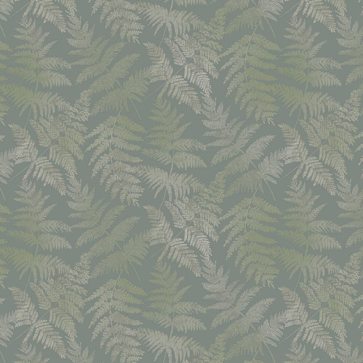 BETTWÄSCHE 2-teilig Atelier Flanell 140/200 cm  - Grün, Basics, Textil (140/200cm) - Estella