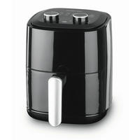 HEIßLUFTFRITTEUSE GOURMETmaxx 3,1 L  - Silberfarben/Schwarz, Basics, Kunststoff/Metall (29/22,5/29,5cm) - GOURMETMAXX