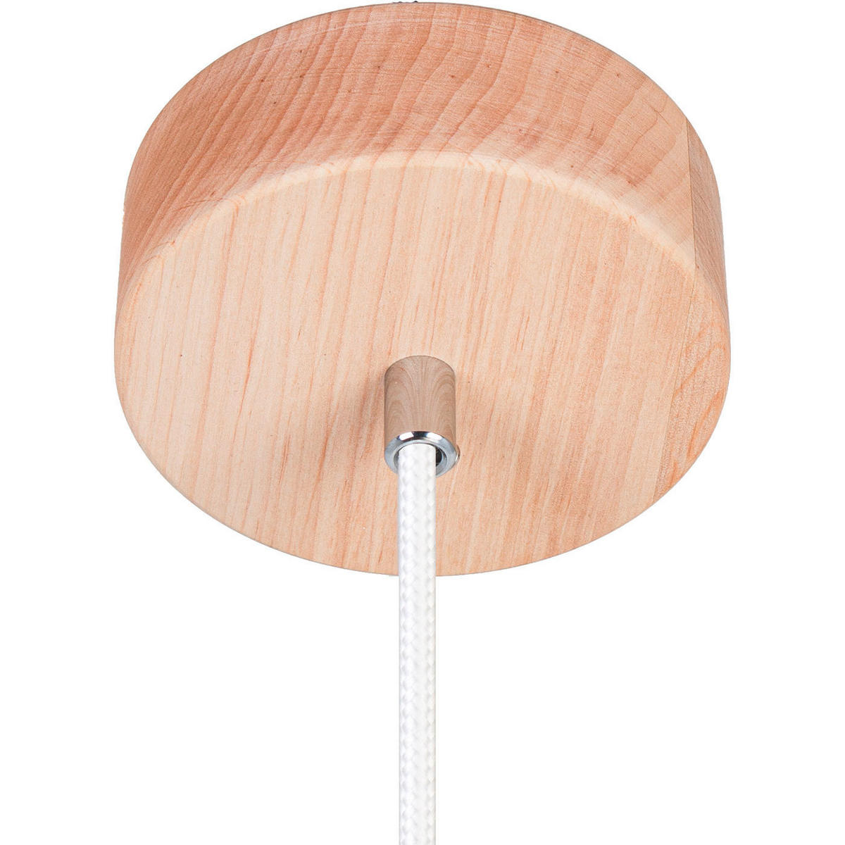 ZÁVĚSNÉ SVÍTIDLO, 10/90-140 cm  - bílá/barvy olše, Natur, dřevo (10/90-140cm)