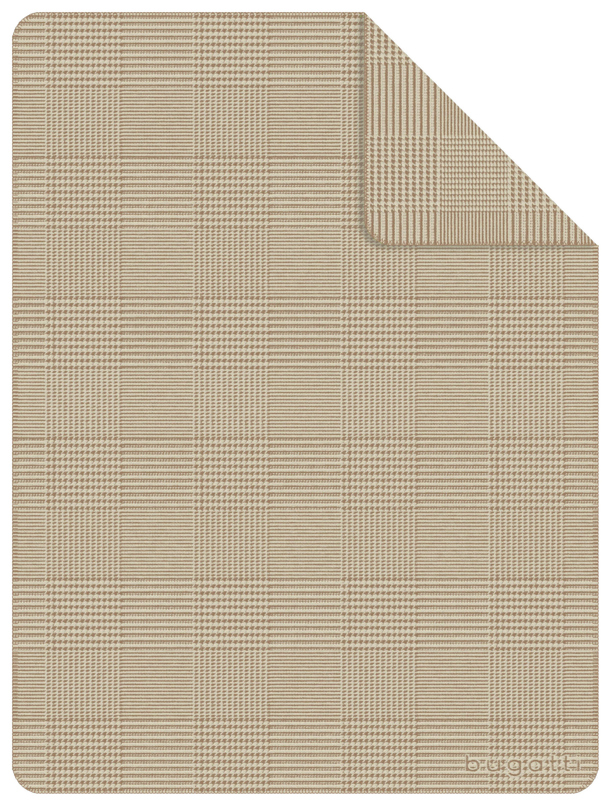 DECKE 3530-300 150/200 cm  - Braun, KONVENTIONELL, Textil (150/200cm) - Bugatti