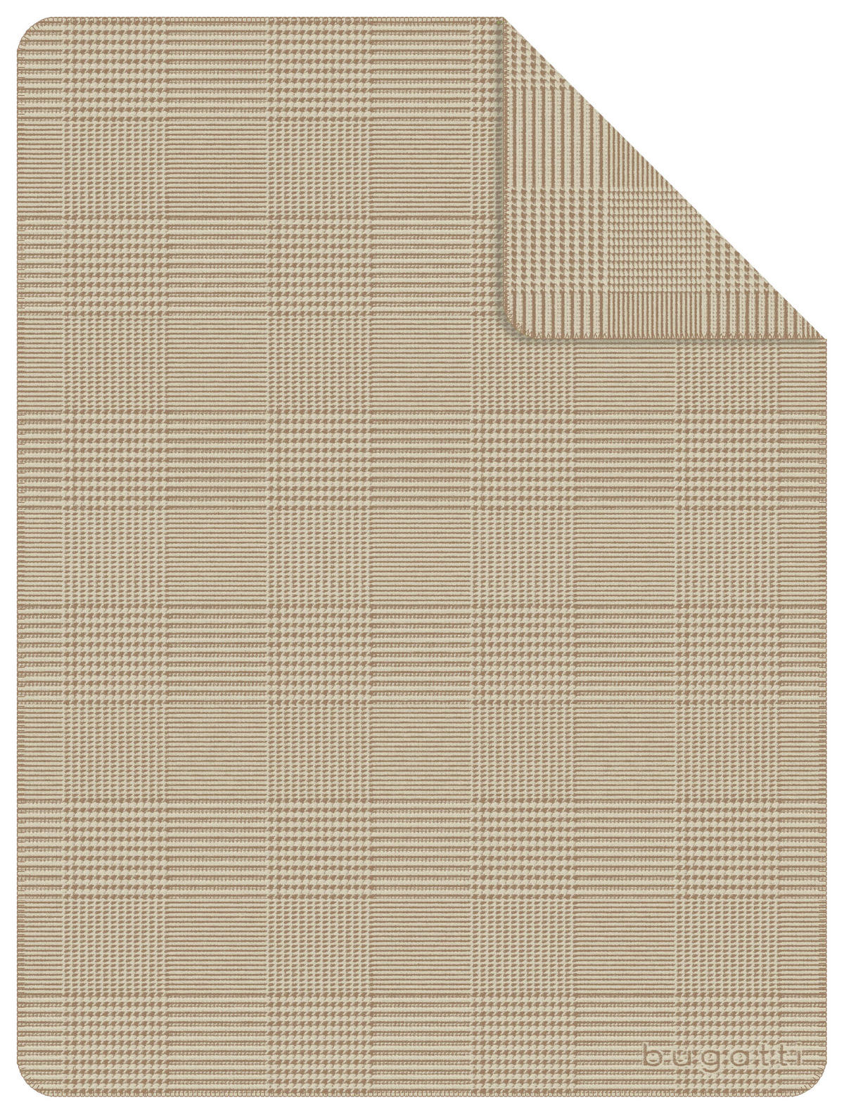 DECKE 3530-300 150/200 cm  - Braun, KONVENTIONELL, Textil (150/200cm) - Bugatti