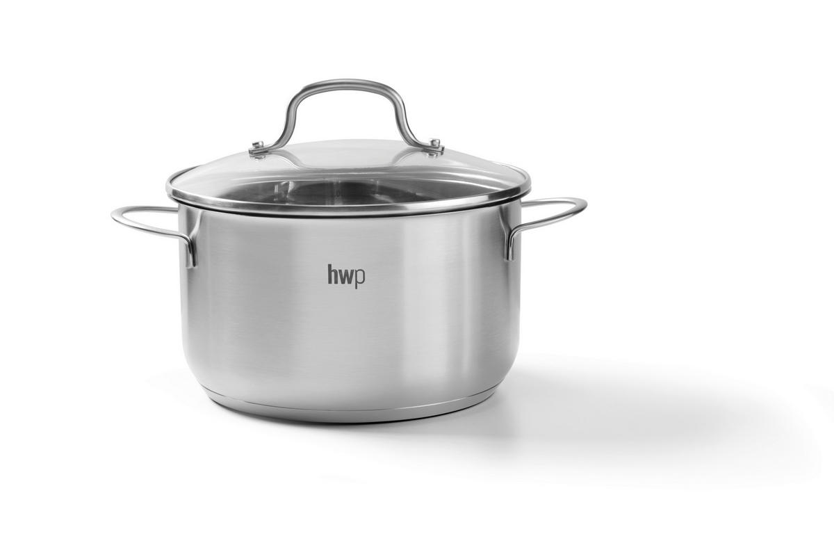 SADA HRNCŮ, 4dílné - čiré/barvy nerez oceli, Basics, kov/sklo - Homeware Profession.