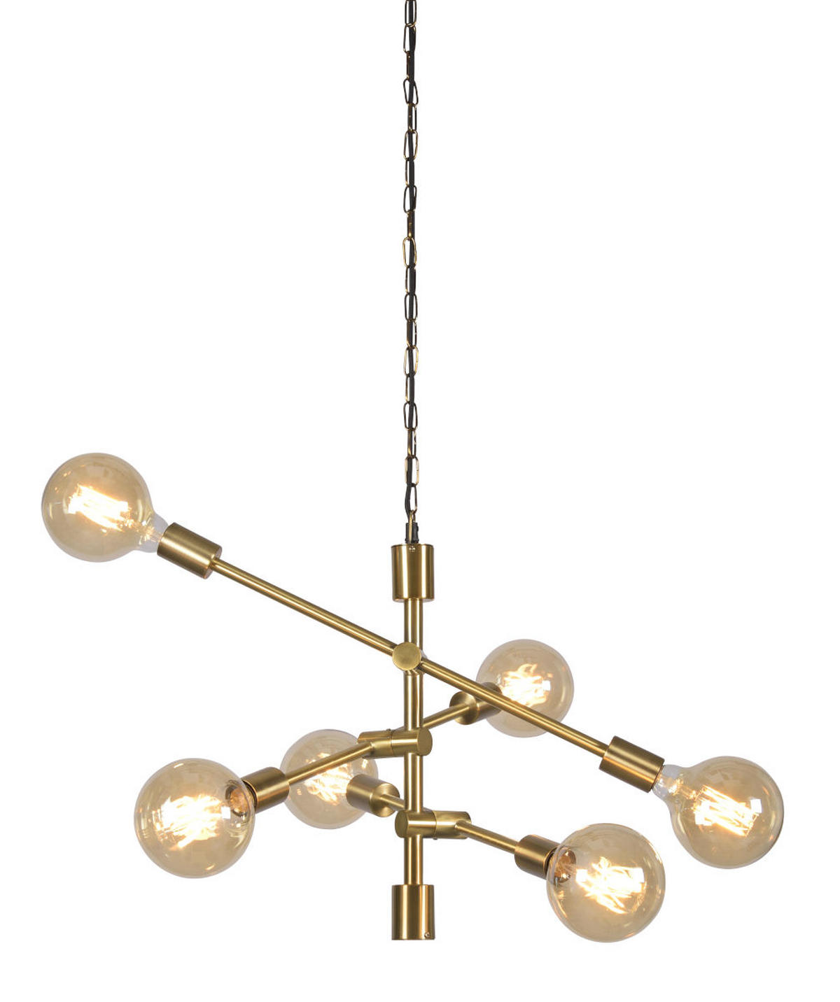 HÄNGELEUCHTE 76/248 cm  - Goldfarben, Design, Metall (76/248cm) - It's about Romi