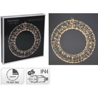 FIGURINĂ DE CRĂCIUN CU LED - Basics, metal (38cm)