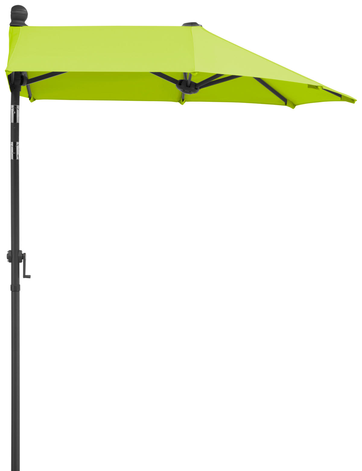 AMPELSCHIRM   - Anthrazit/Grün, Basics, Textil/Metall (150/228/150cm) - Schneider