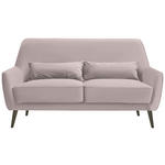 3-SITZER-SOFA  in Mikrofaser Naturfarben  - Schwarz/Naturfarben, Trend, Holz/Textil (160/86/80cm) - Carryhome