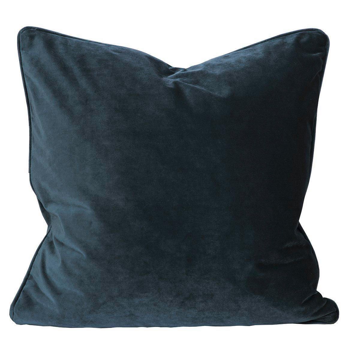 KISSENHÜLLE Elise 60/60 cm  - Dunkelblau, Basics, Textil (60/60cm)