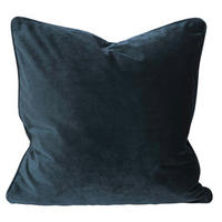 KISSENHÜLLE Elise 60/60 cm  - Dunkelblau, Basics, Textil (60/60cm)