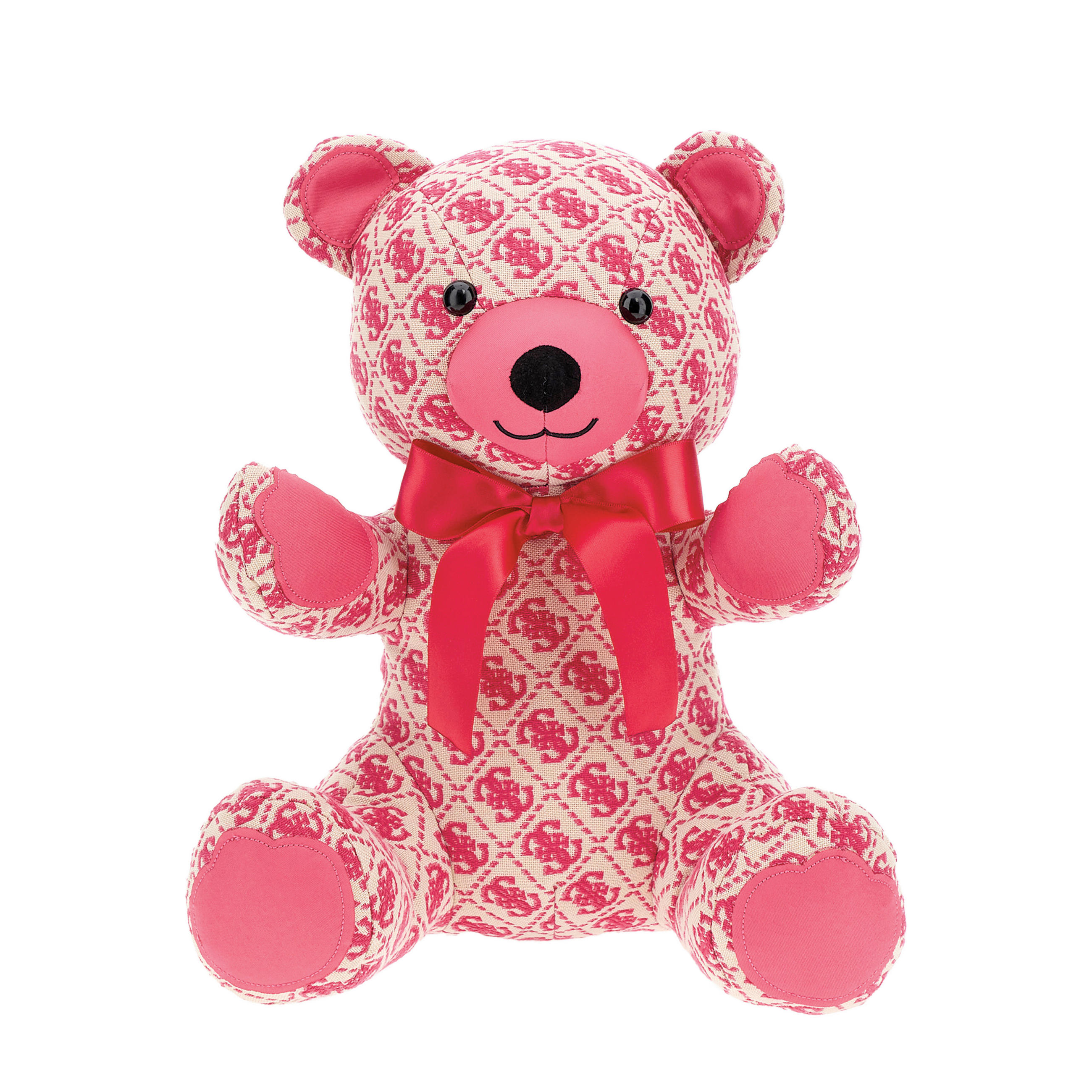OKRASNI MEDVED - pink, Konvencionalno, tekstil (25/30cm) - Guess