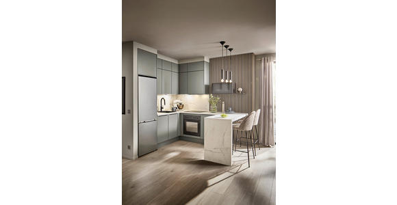 EINBAUKÜCHE   - Grau, Design, Holzwerkstoff - Xora