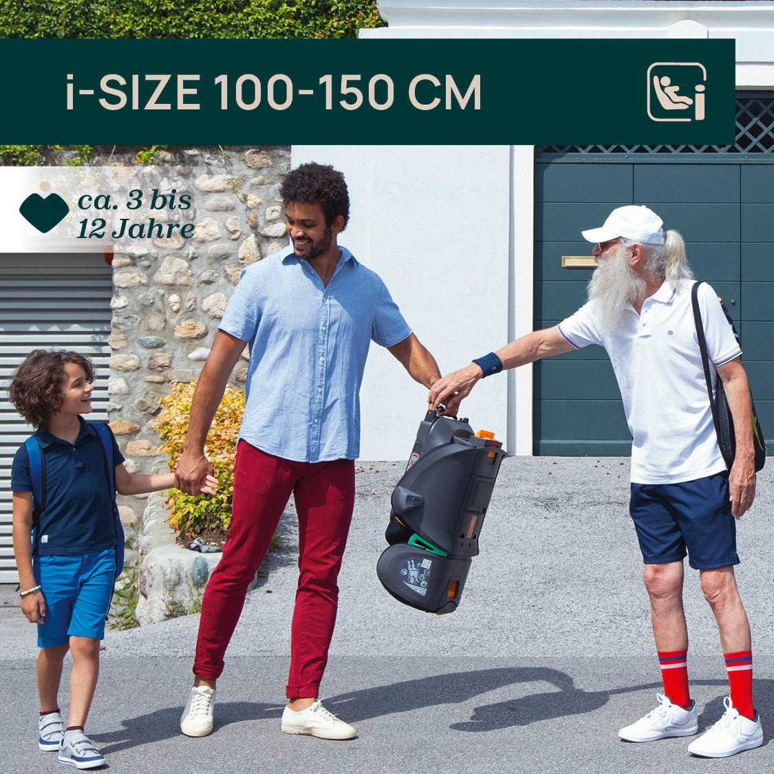 KINDERAUTOSITZ FOLD&GO I-SIZE   - Schwarz, Basics (46/54/67/84/47cm) - Chicco