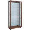 VITRINE in Nussbaumfarben  - Nussbaumfarben, Modern, Glas/Holzwerkstoff (59/114,8/18cm) - MID.YOU