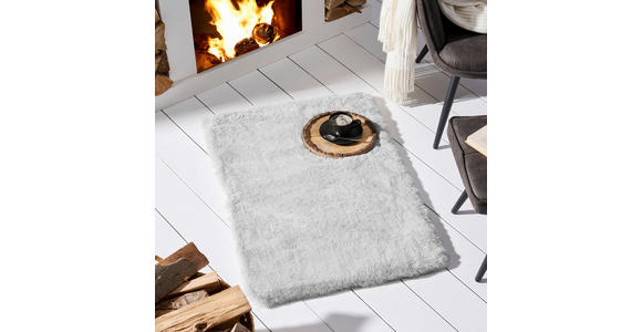 KUNSTFELL 60/90 cm - Grau, Basics, Textil (60/90cm) - Novel