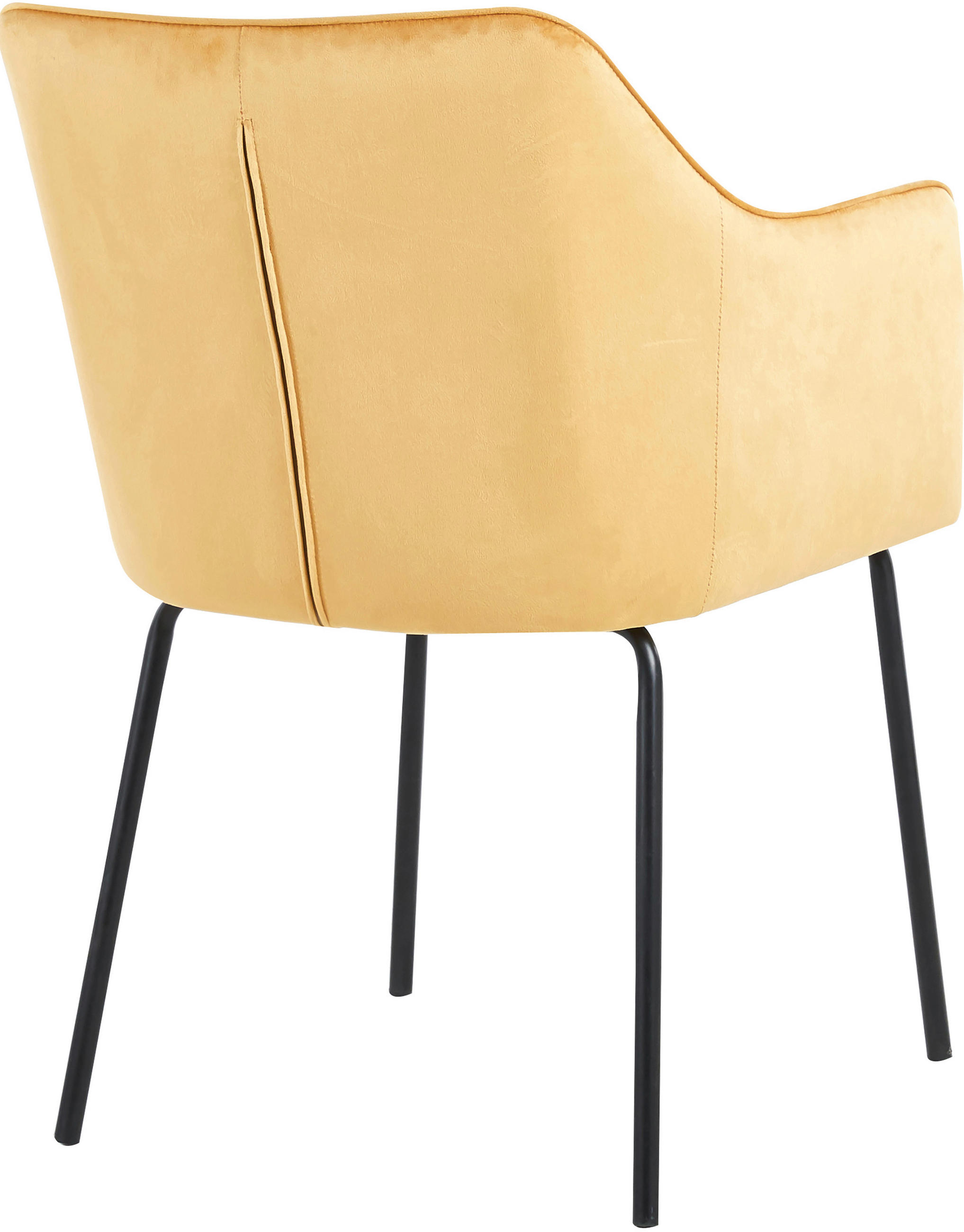 STOL MED ARMSTÖD SET 4 styck järn  - brun/svart, Design, metall/trämaterial (48,5/84/48cm) - MID.YOU