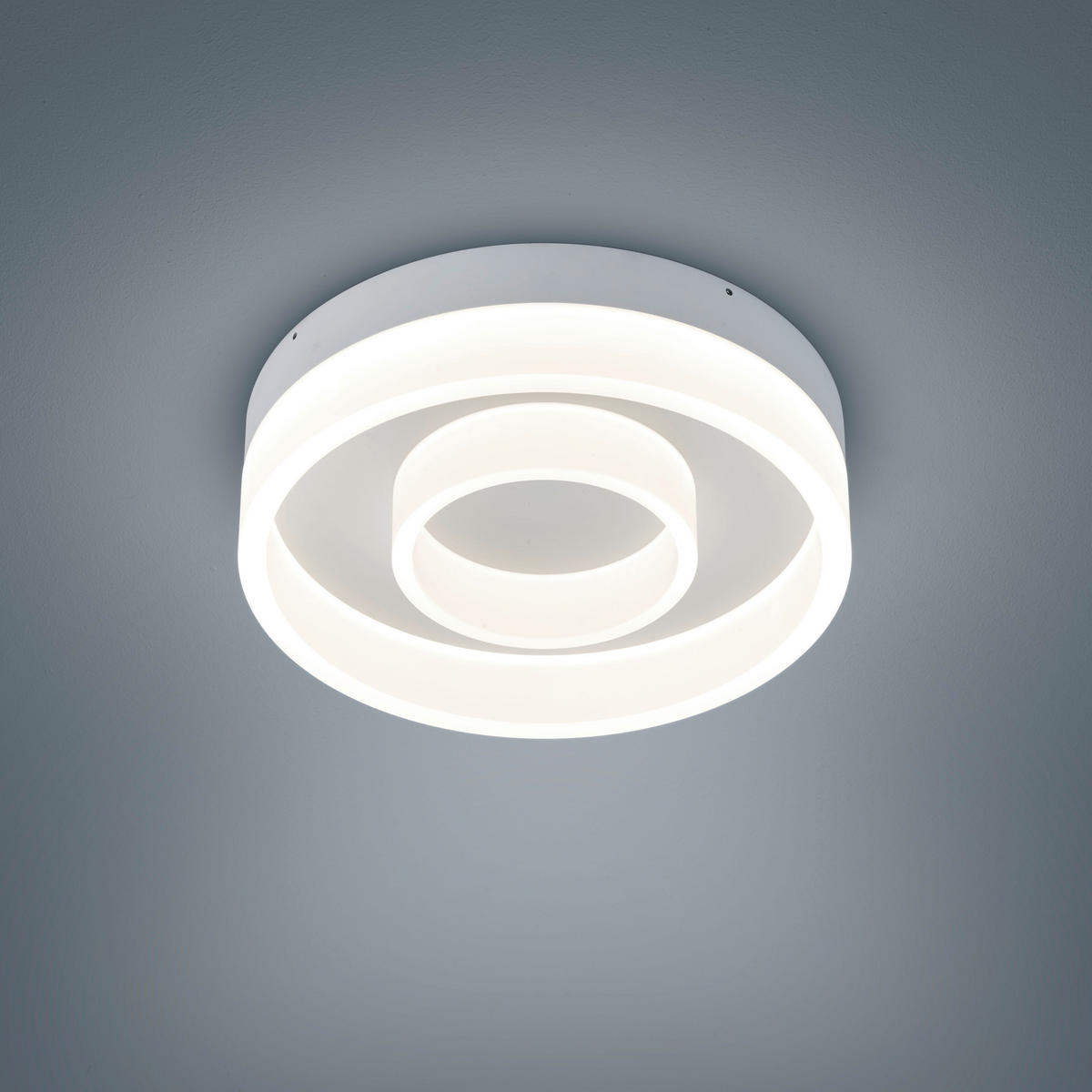 LED-DECKENLEUCHTE 30/7,5 cm   - Weiß, Design, Kunststoff/Metall (30/7,5cm) - Helestra
