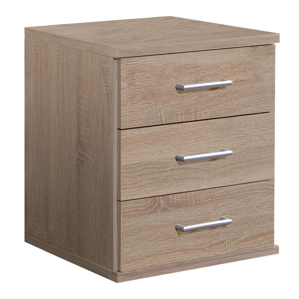 Nachtkästchen Sägerau Eiche Dekor H: 55 Cm Osaka