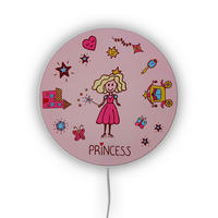 KINDERWANDLEUCHTE 25/25/8 cm   - Weiß, Basics, Kunststoff (25/25/8cm)