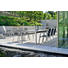 STAPELSESSEL Aluminium Graphitfarben, Silberfarben - Silberfarben/Graphitfarben, Design, Textil/Metall (65/57/89cm) - Stern