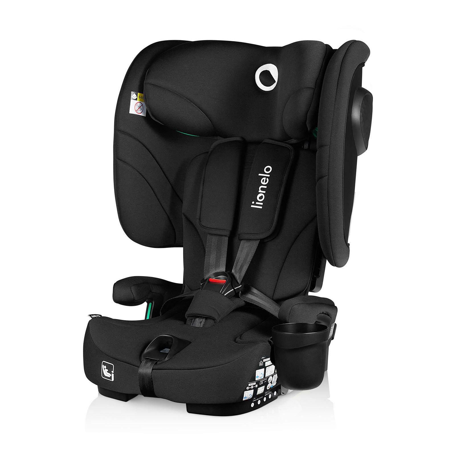 Lionelo Kinderautositz Nelly i-Size Schwarz 27.5x54x45 cm