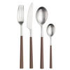 BESTECKSET HIVE 16-teilig Stahl  - Edelstahlfarben/Graubraun, Basics, Kunststoff/Metall (25,5/7/5,3cm) - Pintinox