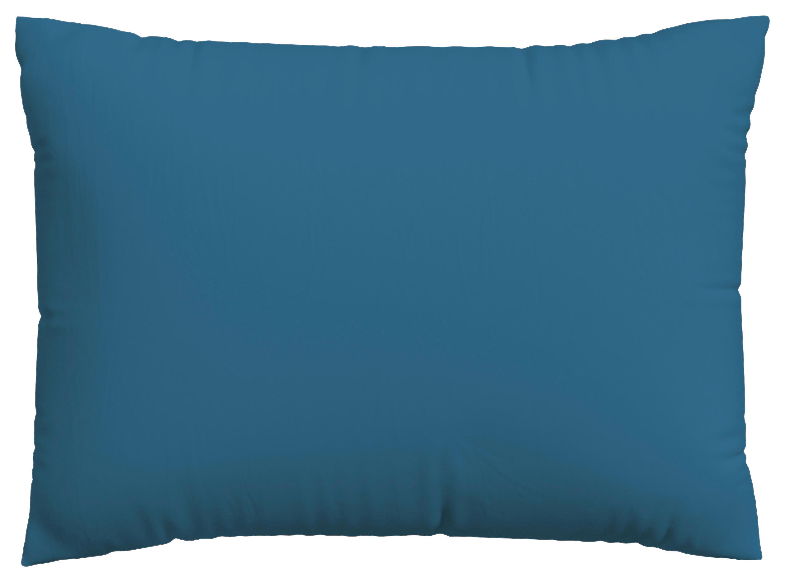 KOPFPOLSTERBEZUG KNITTED JERSEY 60/80 cm  - Blau, Basics, Textil (60/80cm) - Schlafgut