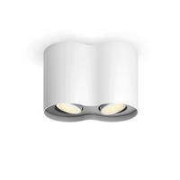 LED-STRAHLER Pillar 19,3/12/10,3 cm  - Weiß, Design, Metall (19,3/12/10,3cm) - Philips HUE