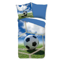 KINDERBETTWÄSCHE Good Morning Renforcé 135/200 cm  - Blau/Grün, Design, Textil (135/200cm)