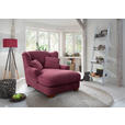 XXL-SESSEL - Dunkelrot, ROMANTIK / LANDHAUS, Holz/Textil (120/101/142cm) - Cantus