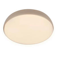 STROPNÍ LED SVÍTIDLO, 35/8,5 cm  - béžová, Basics, kov/plast (35/8,5cm)